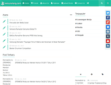 Tablet Screenshot of kotaserang.com